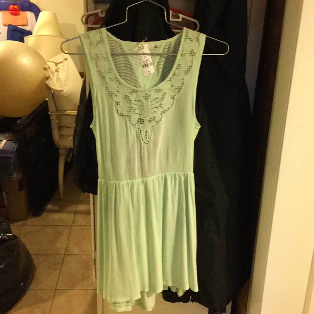 LF STORE Summer dress, great cutouts, mint green